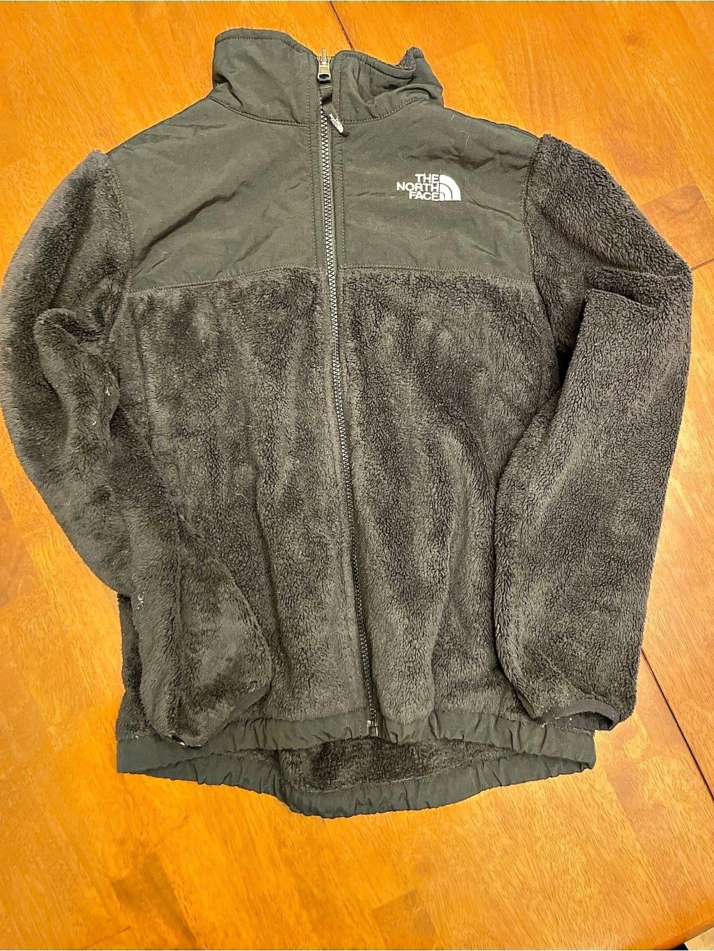 The North Face Black Fleece Jacket Size 14/16